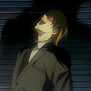❄️ emoji Light Yagami @anime_stickers_alone Telegram sticker 18 of 27