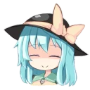 😈 emoji Komeiji Koishi Telegram sticker 13 of 21