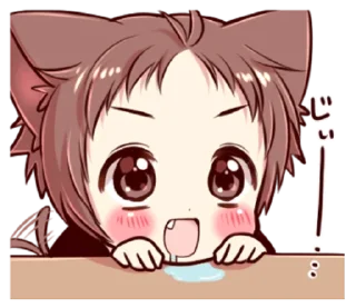 Sticker from naughty cat ear boy! @noustiker