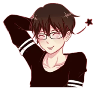 😋 emoji That One Guy With Glasses Telegram sticker 15 of 40