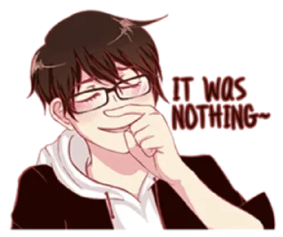 😉 emoji That One Guy With Glasses Telegram sticker 5 of 40