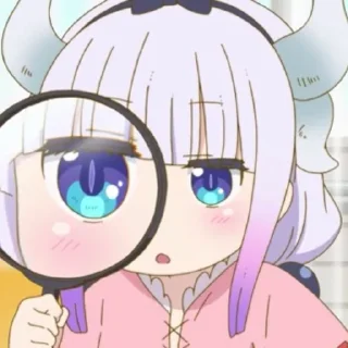 🧐 emoji Kanna kamui(⌐■-■) Telegram sticker 9 of 15