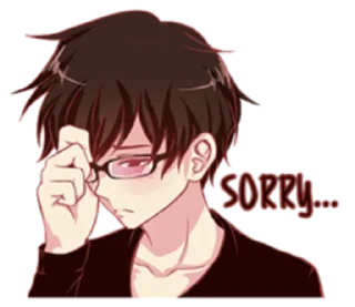 😞 emoji That One Guy With Glasses Telegram sticker 8 of 40