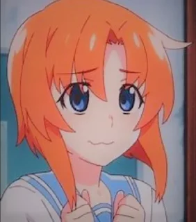 😥 emoji Rena (Higurashi) Telegram sticker 7 of 24