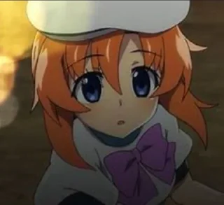 😮 emoji Rena (Higurashi) Telegram sticker 16 of 24