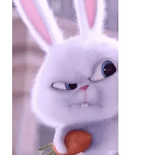 😠 emoji BUNNY Telegram sticker 2 of 34