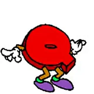 🙂 emoji Dancing Letters Telegram sticker 17 of 27