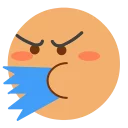 😰 emoji 贴吧表情2 Telegram sticker 10 of 14