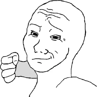 😎 emoji WOJAK / FEELS GUY 3 - @WOJAK Telegram sticker 9 of 120