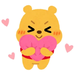🥰 emoji Winnie The Pooh @eemojicombos Telegram sticker 6 of 40