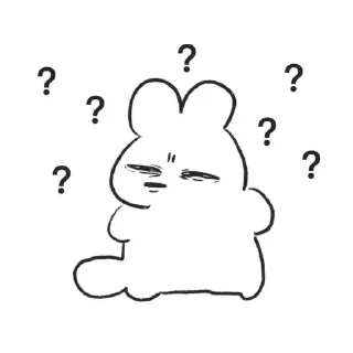 ❓ emoji me when: Telegram sticker 16 of 28