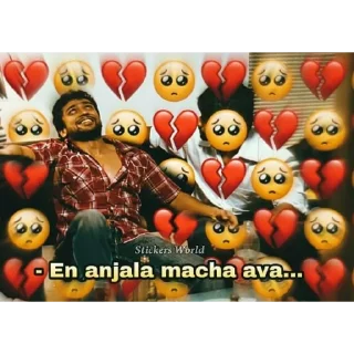 💔 emoji @StickersWorld_Offl Surya Stickers Telegram sticker 8 of 18