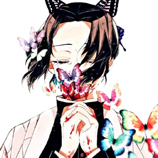 🦋 emoji @wallpaper_kid shinobu special pack  @Anime_Sticker_noob Telegram sticker 10 of 72