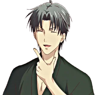 🍏 emoji @wallpaper_kid Fruits basket special pack  @Anime_Sticker_noob Telegram sticker 18 of 83