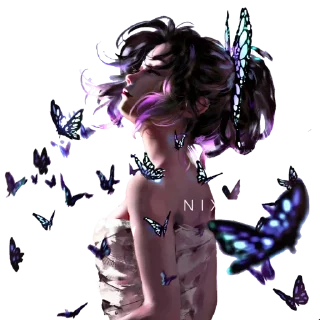 🦋 emoji @wallpaper_kid shinobu special pack  @Anime_Sticker_noob Telegram sticker 12 of 72