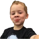 🙃 emoji shut up Telegram sticker 11 of 13