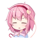 😞 emoji Komeiji Satori Telegram sticker 15 of 20