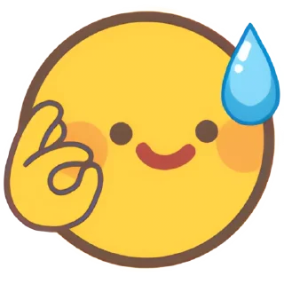 👌 emoji 小黄豆 Telegram sticker 19 of 45