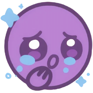 😭 emoji 小黄豆 Telegram sticker 14 of 45