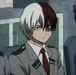 ⛓️ emoji Shoto Todoroki @StickerKeep Telegram sticker 14 of 40
