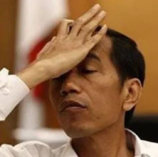 😎 emoji Jokowi oppa Telegram sticker 5 of 15
