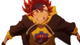 😟 emoji Sk8 the infinity @animestickerchannel Telegram sticker 12 of 105