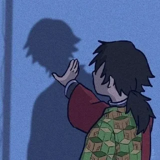 😞 emoji Demon Slayer 1 @AnimeOcean_GiFs Telegram sticker 2 of 80