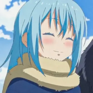 🙂 emoji Rimuru @AnimeOcean_Gifs Telegram sticker 13 of 44