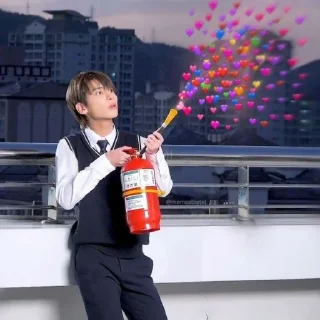 ❤️ emoji Tae" Telegram sticker 10 of 16