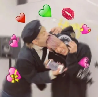 ❤️ emoji Tae" Telegram sticker 7 of 16
