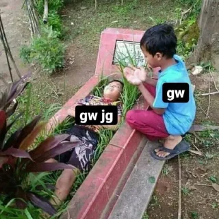 😁 emoji awokawokawok dulu gk sih Telegram sticker 8 of 59