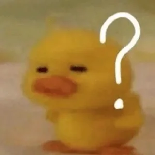 🤨 emoji stupid duck Telegram sticker 1 of 9