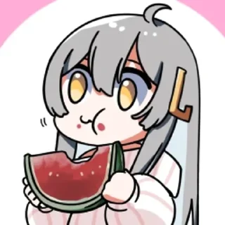 🍉 emoji 萝莉斯 | @lgc2333 上传 Telegram sticker 5 of 36