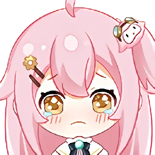 😢 emoji 永雏塔菲·1883 装扮 @TaffySticker Telegram sticker 20 of 36