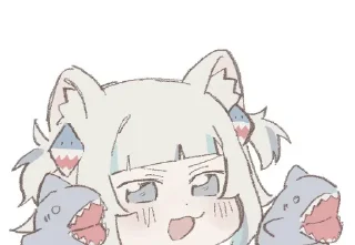 😡 emoji Gura和宝宝的奇奇怪怪 Telegram sticker 7 of 120