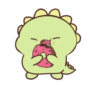 🦕 emoji ꒰ㅅ´ ˘ `꒱ ♡ @ikmut! Telegram sticker 10 of 24