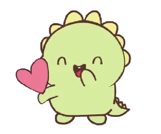 🦕 emoji ꒰ㅅ´ ˘ `꒱ ♡ @ikmut! Telegram sticker 24 of 24