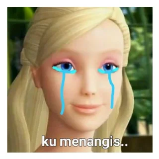 😭 emoji Berbie 🥰😍😘 Telegram sticker 15 of 22