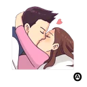 😍 emoji You & Me Telegram sticker 13 of 120