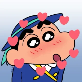 ❤️ emoji Sinchan @deazzle Telegram sticker 7 of 10