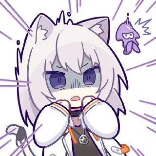 😱 emoji 小新喵~ Telegram sticker 15 of 16