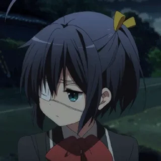😤 emoji Stiker rikka takanashi Telegram sticker 9 of 16