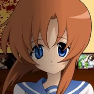 😏 emoji Higurashi @TikelAnimeXixixi Telegram sticker 5 of 20