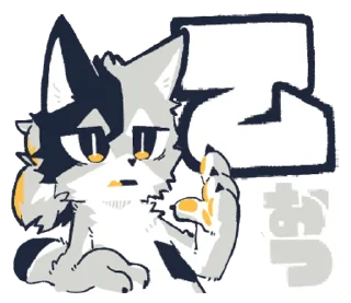 🙋‍♂️ emoji ノトくん Telegram sticker 20 of 40
