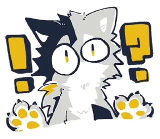 ⁉️ emoji ノトくん Telegram sticker 13 of 40