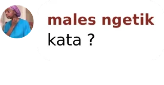 😃 emoji males ngetik Telegram sticker 15 of 83