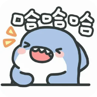 🦈 emoji sharkeu!! ♡̷̸ @bbunyse " 𓂃   ! Telegram sticker 2 of 50