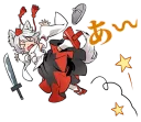 Sticker from 天狗組+紺珠組