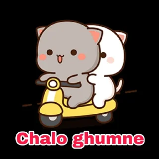🏍️ emoji Cute girl Telegram sticker 11 of 24