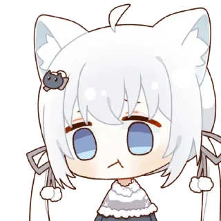 😕 emoji 木子喵可爱捏！ Telegram sticker 10 of 21